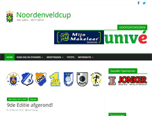 Tablet Screenshot of noordenveldcup.nl